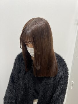 アース 葛西店(HAIR&MAKE EARTH) ミディアムストレートヘア
