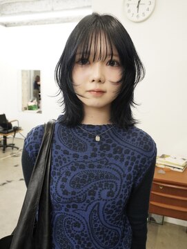 エルメ クラマエ(Elme) layer cut + navy color