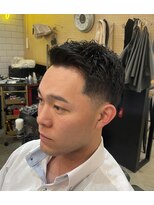 フランクスバーバーリザーブ 人形町店(FRANK’S BARBER RESERVE) アイロンパーマフェザーアップS
