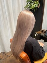 アオゾラヘアーカミノウラ(AOZORA HAIR kaminoura)&nbsp;ホワイトピンクミルクティー