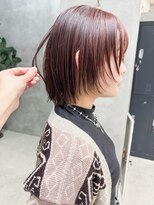 テトヘアー(teto hair) 【20代30代40代】レッドカラー レイヤーボブ 暖色 ミニボブ