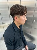 メンズパーマ20代30代40代フェザーパーマ刈り上げショート