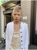 ホワイトベージュ / シャギーモヒカン