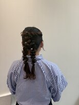 フォルテステラ(FORTE STELLA)&nbsp;お呼ばれヘア編み下ろしツインヘア