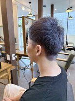 スタートアゲイン エスエー(Start Again .S.A)&nbsp;メンズカラー、ブルーグレースタイル