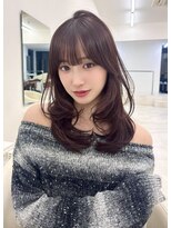 アイトーキョーエス 渋谷(AI TOKYO S)&nbsp;レイヤーカット/ラベンダーブラウン/ニュアンス/髪質改善/渋谷