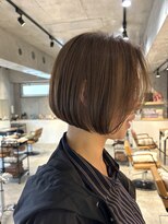 ラボヌールヘアーパルフェ 大宮西口店(La Bonheur hair parfait) mini bob × beige color☆松梨☆