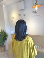 ハッコ 下赤塚店(hacco) 大人ツヤミディアム/アッシュブラック/ニュアンスカラー/白髪