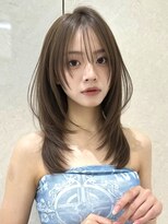 アイトーキョーエス 渋谷(AI TOKYO S) ハッシュカット/グレージュ/デザインカラー/渋谷