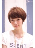 大人可愛い/ショートスタイル/マッシュパーマ/似合わせカット