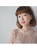 アスティブランシュ(Asti blanche)&nbsp;【asti blanche】 柔らかアプリコットボブ＊