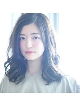 ニコリヘアワークス(nicori hair works) セミロング×ナチュラルグレージュ3