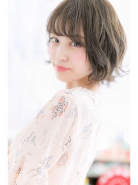 ヘアアンドビューティー ミック(Hair & Beauty miq) ふわっと透け感♪フェアリーボブb