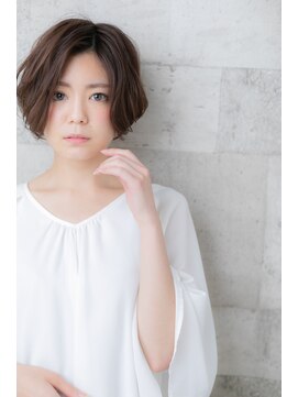 アッシュケイン(ash kein) 30代40代大人可愛い×無造作パーマショートボブ