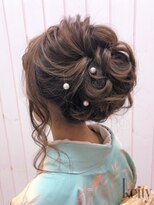 ケイティ(Keity)&nbsp;ルーズアップ【TEL予約】訪問着着付＋ヘア￥6000→￥5800