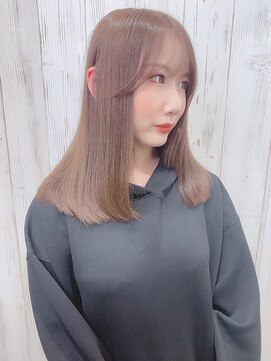 アンダーバーホワイト 南海難波店(_WHITE) ミルクティーアッシュ☆ブリーチ無し