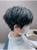 ナチュラルウェーブショート