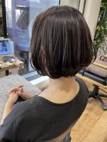 大人綺麗20代30代40代グレージュショートボブ