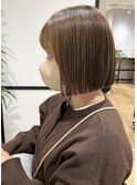 中目黒徒歩1分)お洒落で可愛い◎ミニボブミルクティーベージュ