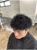 プードルパーマツイストスパイラルパーマ波巻きスパイラルパーマ