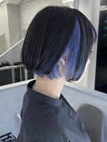 ジエクト カナウ(The Ect canow)&nbsp;インナーブルー/フェイスフレーミング/ぱつっとボブ/ミニボブ