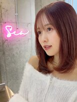 シーシンジュク 新宿南口(Sea shinjuku)&nbsp;韓国風前髪×レイヤーカット【髪質改善/新宿/レイヤーカット】