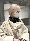 ホワイトベージュ/ハイトーンカラー/ケアブリーチ