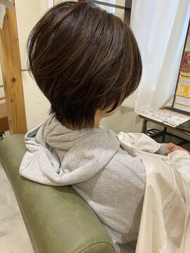 ニコ 四街道(nico) 『ショートウルフ、ハイライトカラー』アオキ　タツノリ