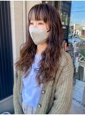 ロングパーマ