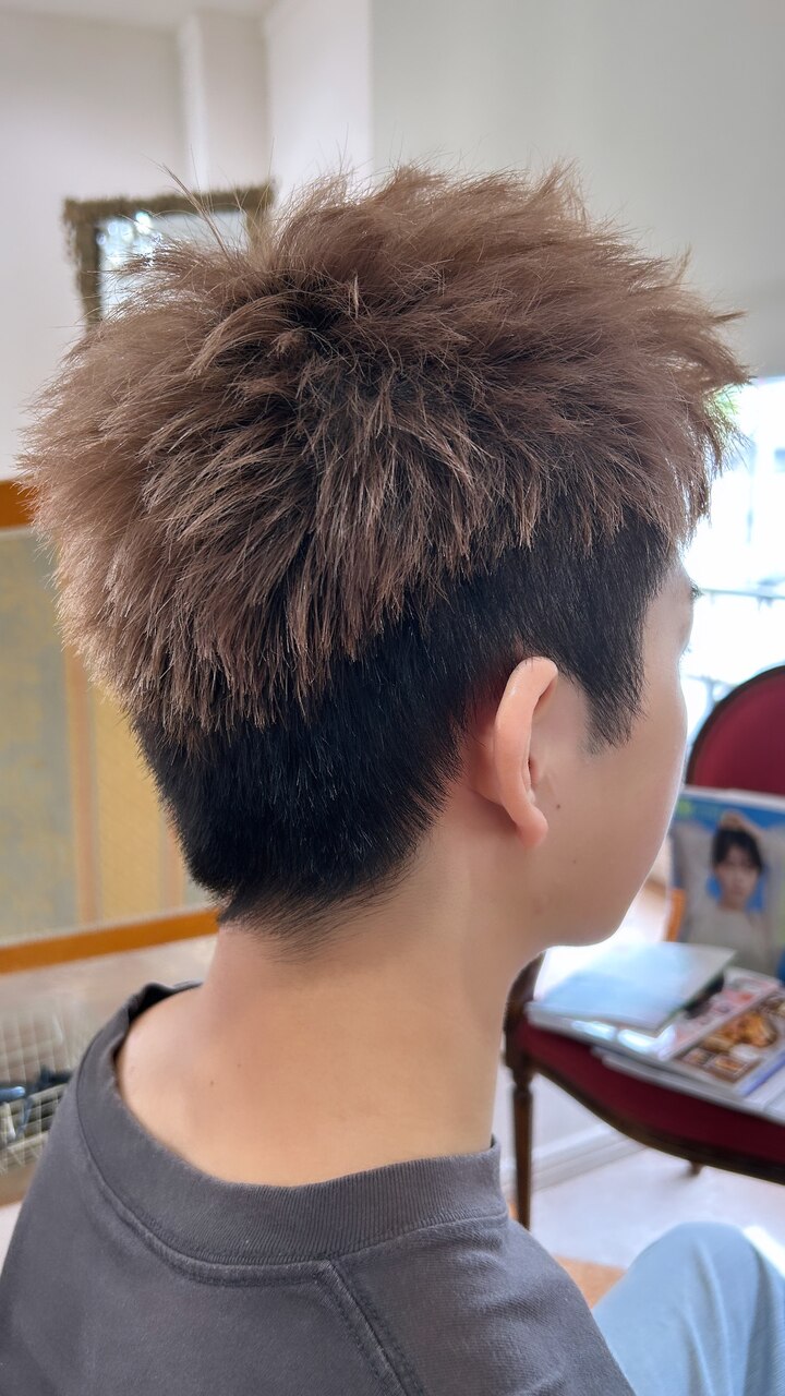 刈り上げ伸ばしかけスパイキーショート：L213082185｜ヘア ヴァーゴ