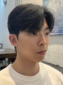 ノラ ヘアーサロン(NORA HAIR SALON) 韓国サイドパートカルマヘアダウンパーマ
