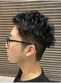 ツーブロックショート<理容室>