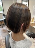 髪質改善/低ダメージ縮毛矯正+カット