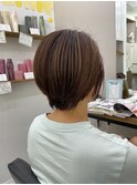 ショートボブ×ハイライト