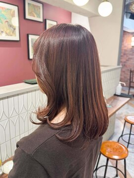 ムーン(moon) #着物ヘア#メルティカラー#フェミニンロング#似合わせカット