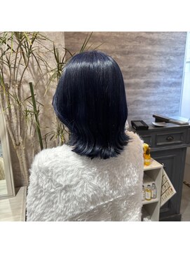 ヘアー ブランコ(hair Blanco) ネイビーブルー