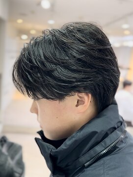 オーシャントーキョー 渋谷神南(OCEAN TOKYO) ニュアンスパーマフェザーパーマセンターパート