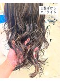 艶髪☆白髪ぼかしハイライト