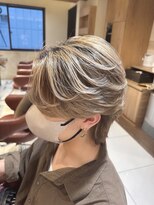 ヘアリゾートエーアイ 新宿西口店(hair resort Ai)&nbsp;メンズバレイヤージュシャドールーツ刈り上げセンターパート新宿