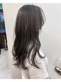 外ハネ　シアーグレージュ