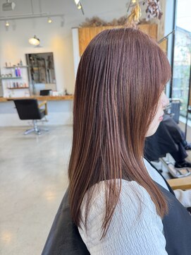 エシレ(esille.) ピンクベージュローレイヤー