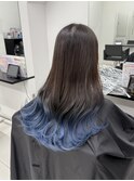 ペールブルーグラデーションカラー