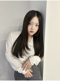 ワンカールレイヤー/艶髪/韓国風スタイル