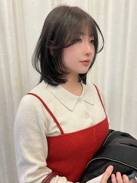 ボタン ハカタ(VOTAN hakata) 福岡美容室/レイヤーカット/博多美容室/顔まわりカット/暗めヘア