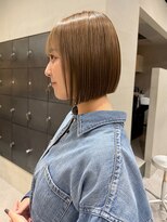 ヘアー アイス ルーチェ(HAIR ICI LUCE)&nbsp;ボブ/ブリーチなし/オリーブベージュ/星