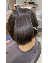 アッシュ 下丸子店(Ash)&nbsp;【岩城指名】ショートボブ×縮毛矯正