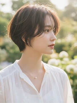 ヘアーメイク ライズ 西田辺店(Hair make rise;) 大人可愛い20代30代40代小顔ひし形ショートボブ前下がり