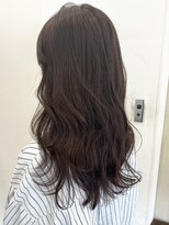 ヘアーアイスカルテット(HAIR ICI QUARTET)&nbsp;ブリーチなしカラー/ダークブルー×透明感くびれレイヤー
