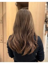 リエットヘアー 西尾市杢左店(Lie-et. hair)&nbsp;ゆるふわ透明感ブラウン｜西尾市 美容院