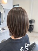 白髪ぼかしハイライト